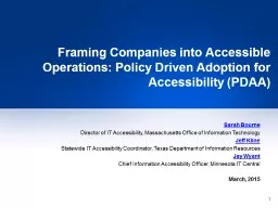 1 Framing Companies into Accessible