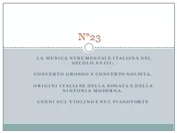 La musica strumentale italiana nel secolo XVIII