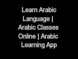  Learn Arabic Language | Arabic Classes Online | Arabic Learning App
