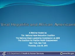 Viral Hepatitis and African Americans