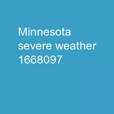 Minnesota Severe Weather