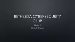 Bethesda Cybersecurity Club