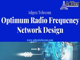  Optimum Radio Frequency Network Design