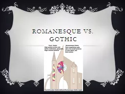 Romanesque vs. Gothic What’s the difference?