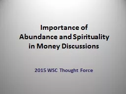 Importance of Abundance and Spirituality