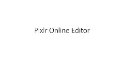 Pixlr  Online Editor Na kart