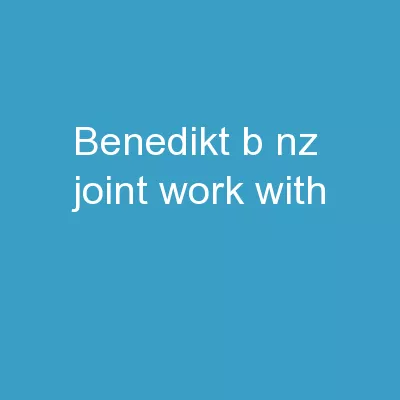 Benedikt  Bünz Joint work with:
