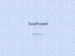 Southwest PEOPLE A mystery