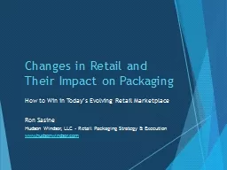 Changes in Retail and Their Impact on Packaging