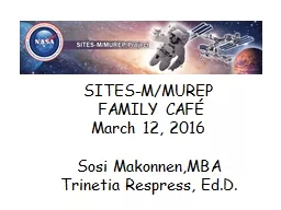 SITES-M/MUREP  FAMILY CAFÉ