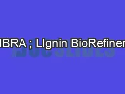 LIBRA ; LIgnin BioRefinery