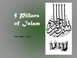5 Pillars  of Islam   Major Beliefs of Islam