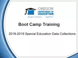 Boot Camp Training 2018-2019