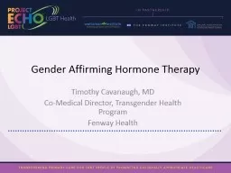 Gender Affirming  Hormone