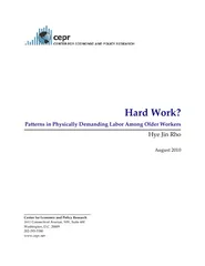 CEPR Hard Work Patterns in Physically Demanding La bo