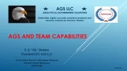 AGS and Team Capabilities