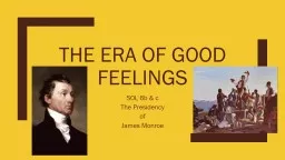 The Era of Good Feelings