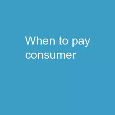 When to pay? Consumer decisions about immediate vs future losses