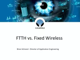 FTTH vs.  Fixed Wireless