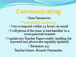Communicating Zena Yamamoto
