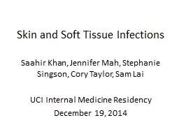 Skin and Soft Tissue Infections