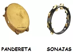 PANDERETA SONAJAS CASCABELES