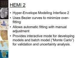 HEMI 2 Hyper-Envelope Modeling Interface 2