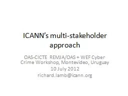 ICANN’s multi-stakeholder approach