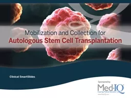 Stem Cell Mobilization and