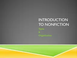 Introduction to Nonfiction