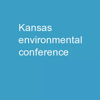Kansas Environmental Conference