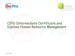 CIPD Intermediate Diploma in