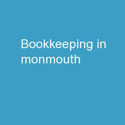 Bookkeeping in Monmouth