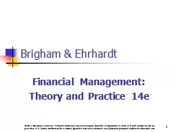 1 Brigham & Ehrhardt