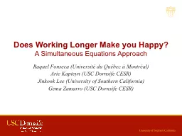 Does Working Longer Make you Happy?