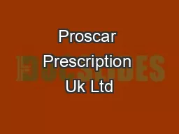 Proscar Prescription Uk Ltd