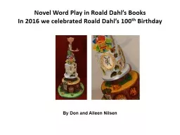 Novel Word Play in Roald Dahl’s Books