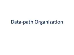 Data-path Organization PC