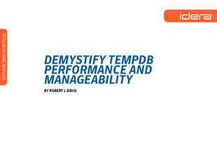 Demystify tempdb performance and manageability
