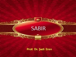 SABIR   Prof. Dr. Şadi Eren