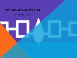 The Iroquois Government By: Rohan Ray