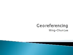 Georeferencing Ming-Chun