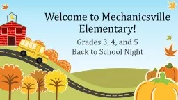 Welcome to Mechanicsville Elementary!
