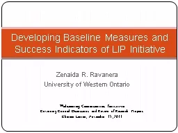 Zenaida R. Ravanera University of Western Ontario