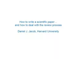 How to write a scientific