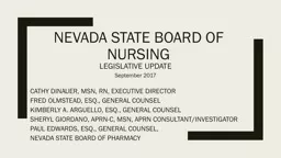 NEVADA STATE BOARD OF NURSING