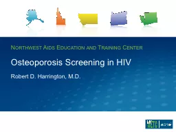 Osteoporosis Screening in HIV