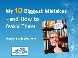 My   10   Biggest Mistakes