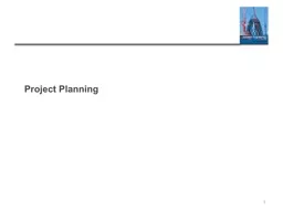 Project Planning 1 Project planning