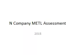 N  Company METL Assessment
